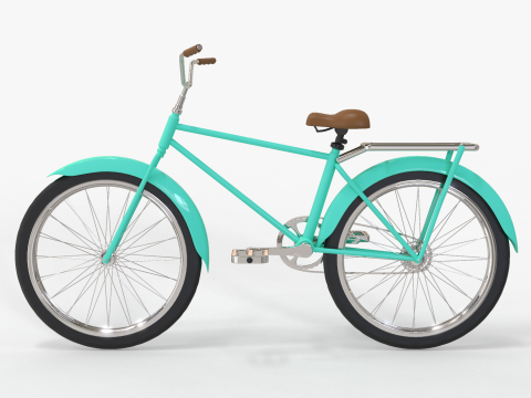 Retro Bike 3D 模型
