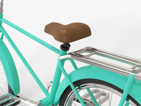 Retro Bike 3D Model