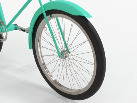 Retro Bike 3D 模型