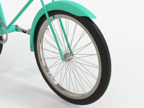 Retro Bike 3D Model