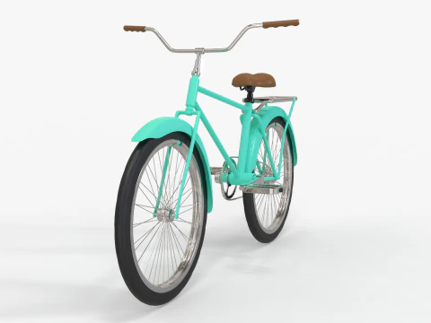 Retro Bike 3D Model