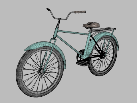Retro Bike 3D 模型