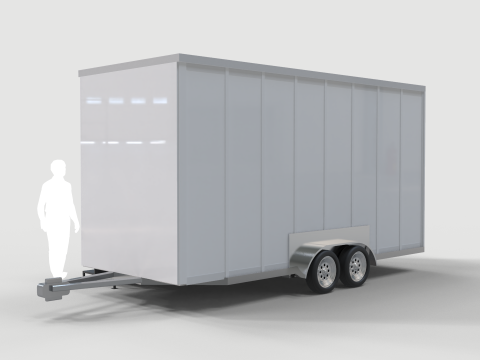 Restroom Trailer Rental Modelo 3D