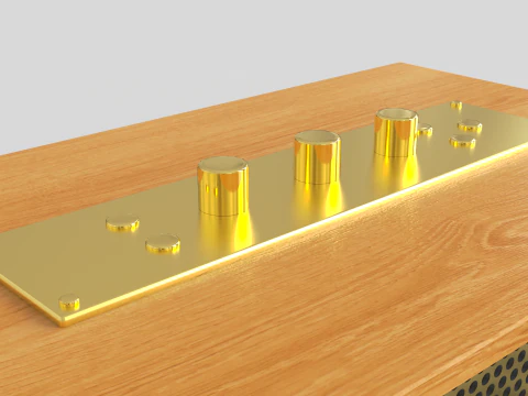 Retro Speaker 3D Model