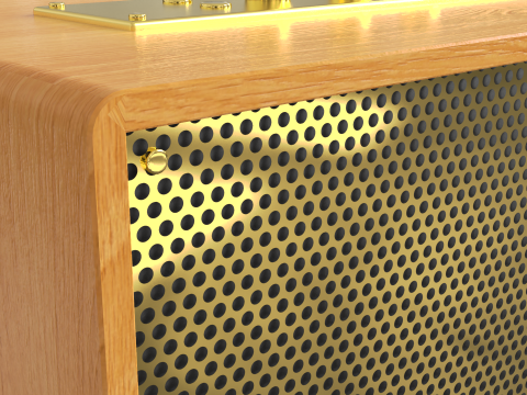 Retro Speaker Model 3D