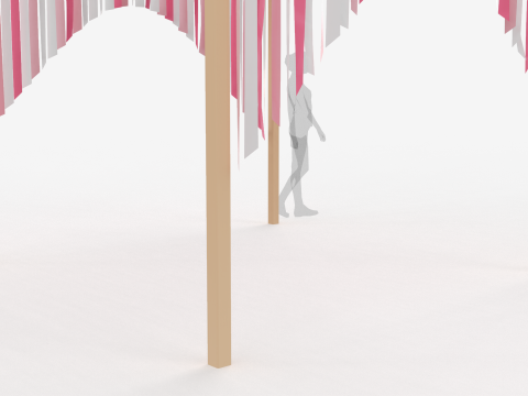 Ribbons Pergola 3D 模型