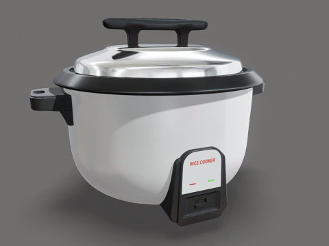 밥솥 25리터 3D 모델