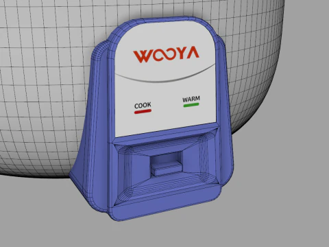 Rice Cooker 25 Liters 3D Model