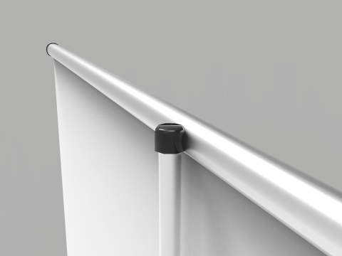 Roll Up Banner Stand - 2 Meters 3D Model
