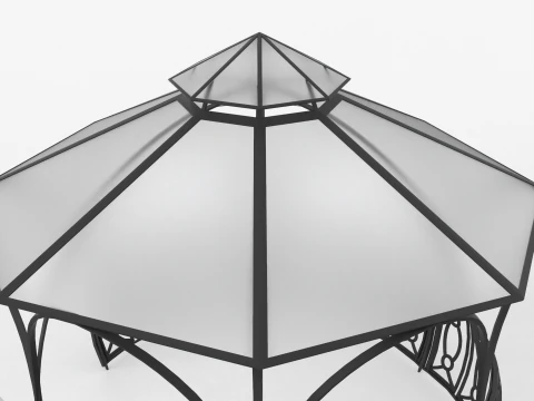 Roman Style Gazebo 3D Model