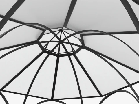 Roman Style Gazebo 3D Model