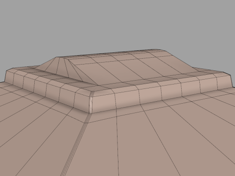 Roman Tent 3x3 Meters 3D 模型