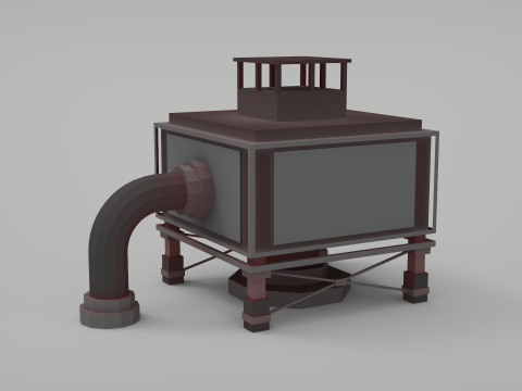 Rooftop Pack - 17 Pieces 3D Model