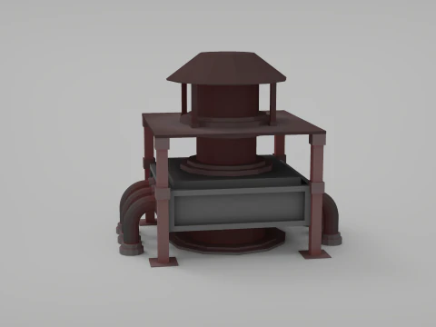 Rooftop Pack - 17 Pieces 3D Model