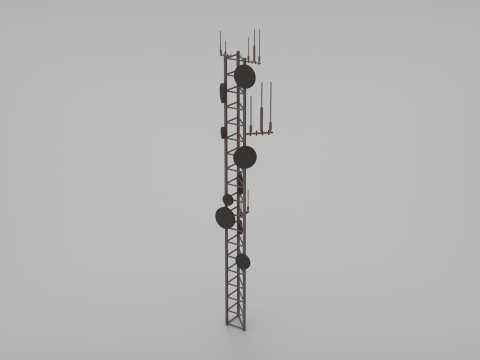 Rooftop Pack - 17 Pieces 3D Model