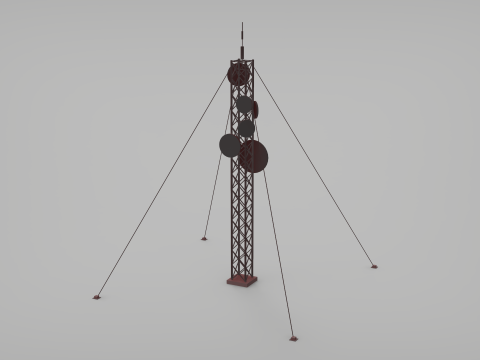 Rooftop Pack - 17 Pieces 3D Model