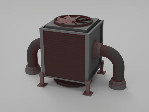 Rooftop Pack - 17 Pieces 3D Model