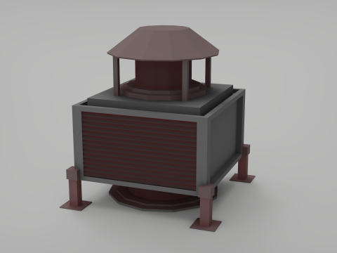 Rooftop Pack - 17 Pieces 3D Model