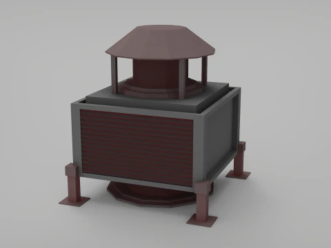 Rooftop Pack - 17 Pieces 3D Model