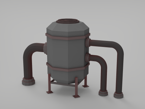 Rooftop Pack - 17 Pieces 3D Model