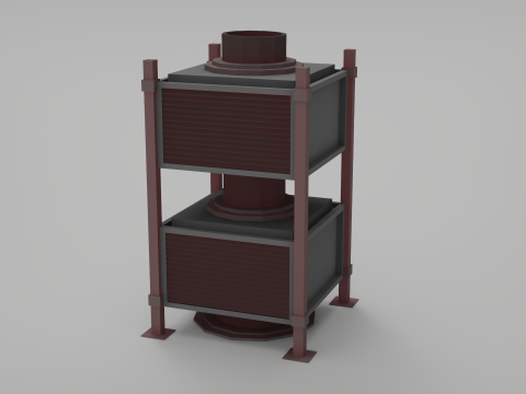 Rooftop Pack - 17 Pieces 3D Model
