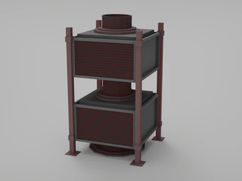 Rooftop Pack - 17 Pieces 3D Model
