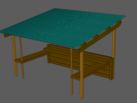 Rustic Stand 3D Model