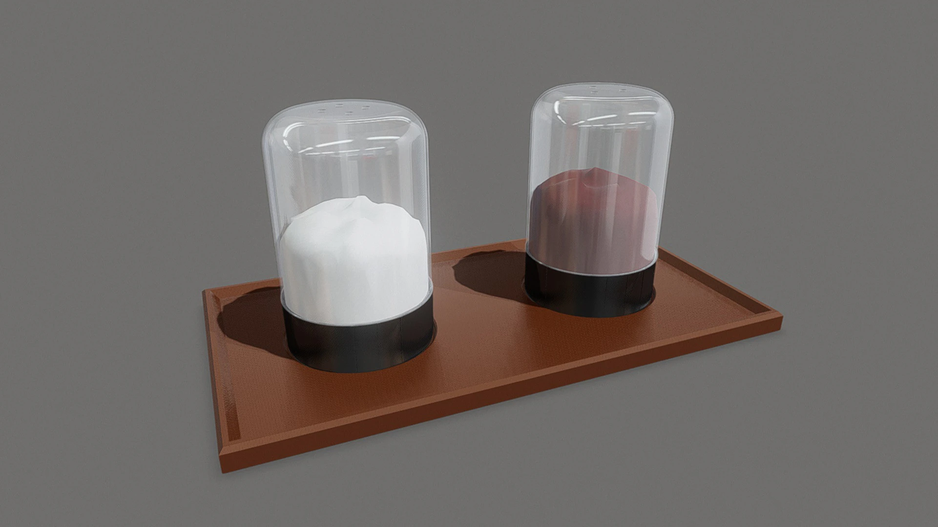 Salt and Pepper Shakers 3D Model .c4d .max .obj .3ds .fbx .stl .blend 