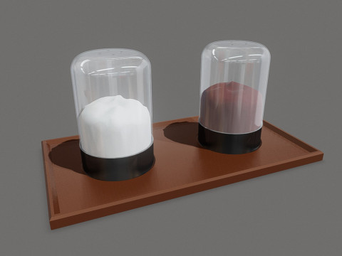 Salt and Pepper Shakers Modelo 3D