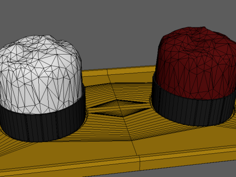Salt and Pepper Shakers 3D Model