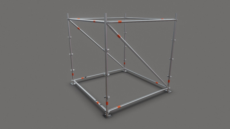 Scaffold Layher Module 3D मॉडल .c4d .max .obj .3ds .fbx .stl .blend 