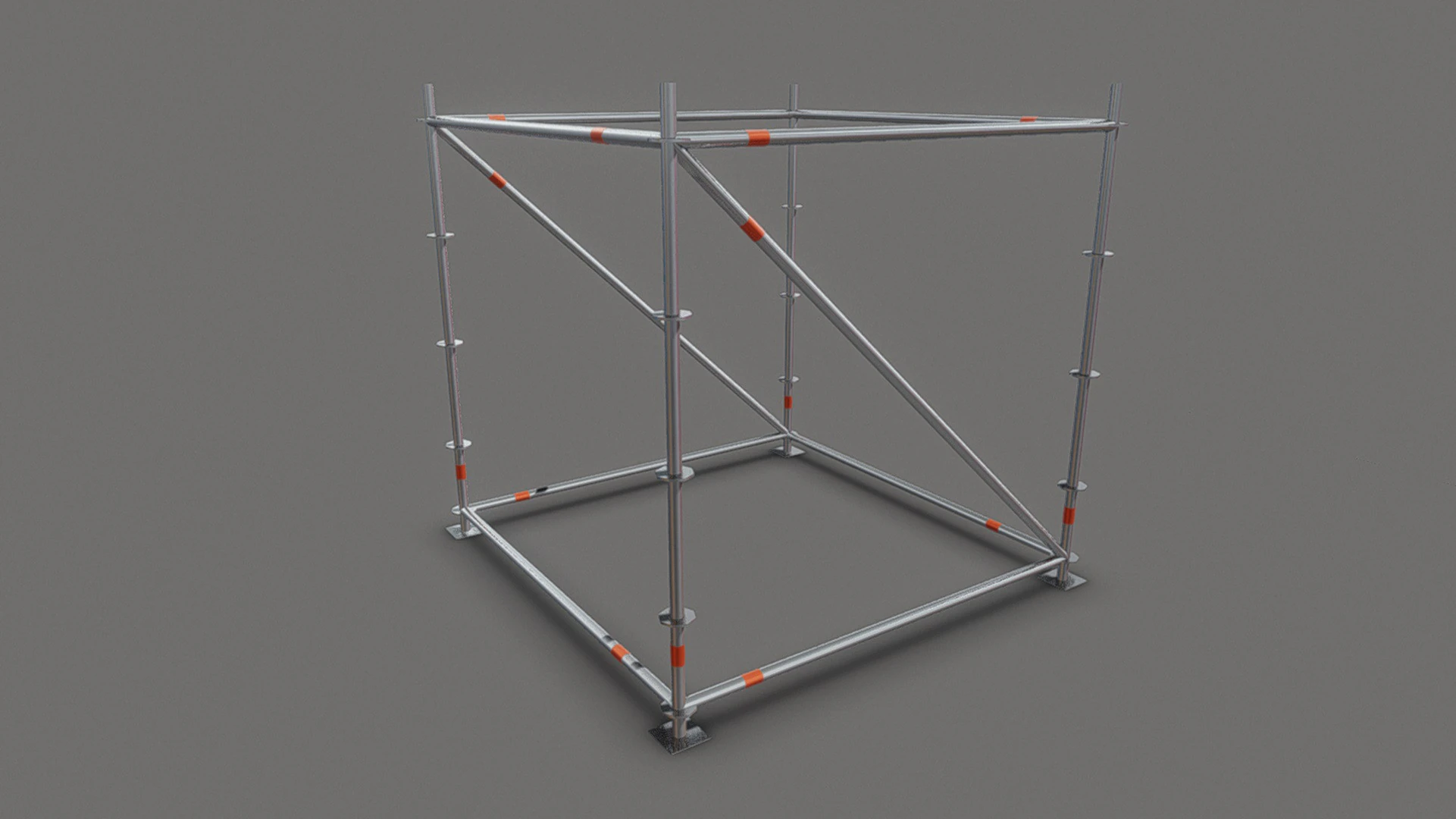 Scaffold Layher Module 3D Model .c4d .max .obj .3ds .fbx .stl .blend 