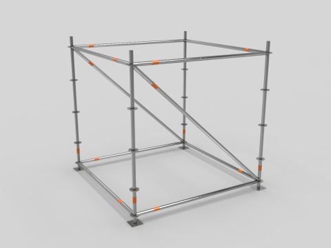 Scaffold Layher Module 3D मॉडल