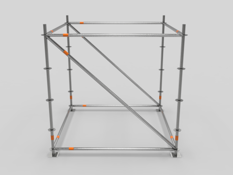 Scaffold Layher Module 3D मॉडल