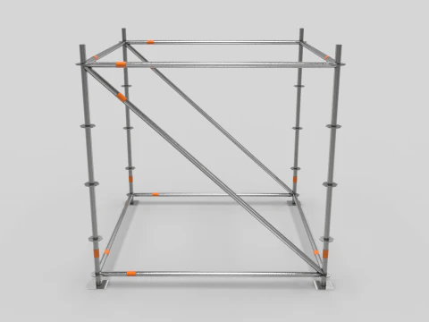 Scaffold Layher Module 3D Model