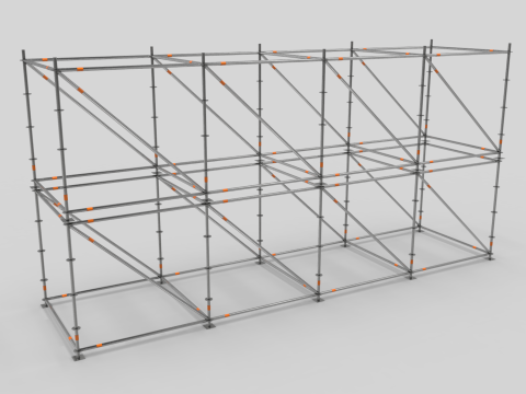 Scaffold Layher Module 3D मॉडल