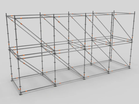 Scaffold Layher Module 3D Model