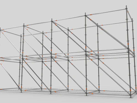 Scaffold Layher Module 3D Model