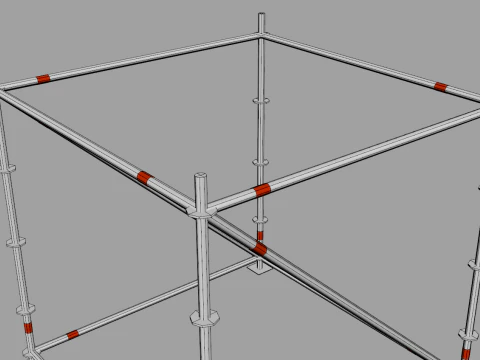 Scaffold Layher Module 3D Model