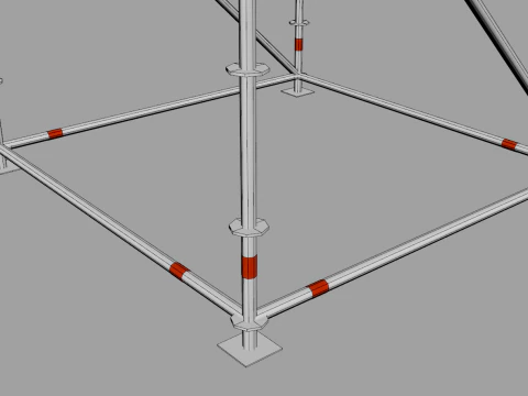 Scaffold Layher Module 3D Model