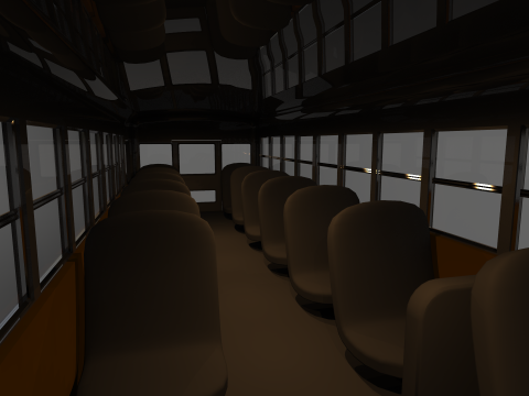 School Bus - Bluebird TC2000 Inspired 3D Modell
