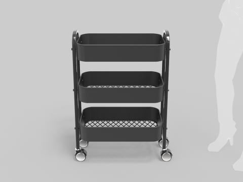 Service Rolling Cart 3D Модель