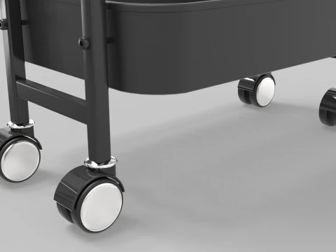 Service Rolling Cart 3D Model