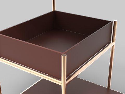 Service Rolling Cart 2 3D Model