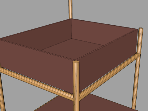 Service Rolling Cart 2 3D Model