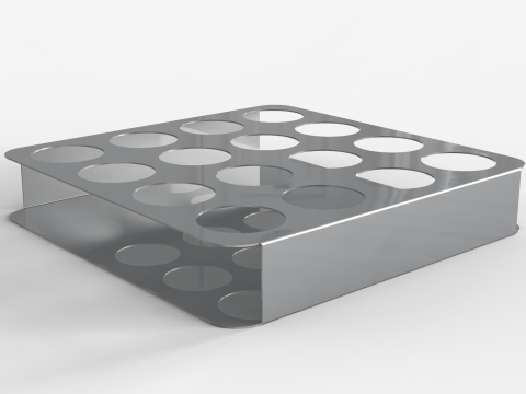 Shot Glasses Tray 3D 模型