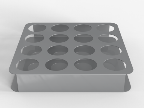 Shot Glasses Tray 3D 模型