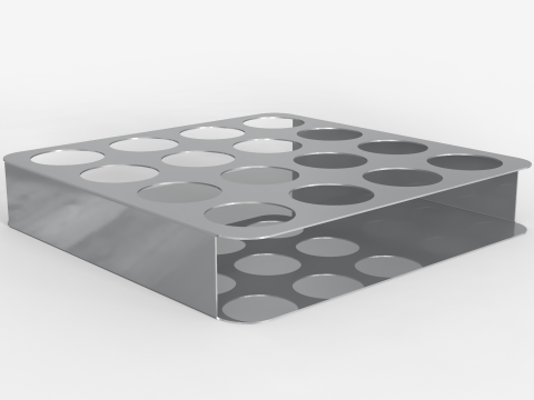 Shot Glasses Tray 3D 模型