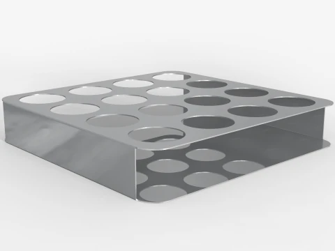 Shot Glasses Tray 3D Model