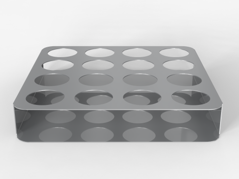 Shot Glasses Tray 3D 模型
